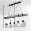 Canedo Hanglamp Grijs, Zwart, 5-lichts