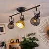 Osina Plafondlamp Zwart, 3-lichts