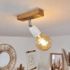 Musland Plafondlamp Bruin, Chroom, 1-licht