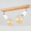 Musland Plafondlamp Bruin, Chroom, 2-lichts