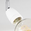 Musland Plafondlamp Chroom, Wit, 2-lichts