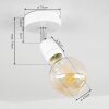 Musland Plafondlamp Chroom, Wit, 1-licht