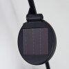 Rovinj Solarlamp LED Koperkleurig, Zwart, 1-licht