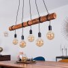 Canedo Hanglamp Bruin, Zwart, 5-lichts