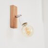 Musland Muurlamp Bruin, Chroom, 1-licht