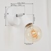 Musland Muurlamp Wit, 1-licht