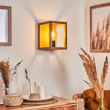 Torreglia Muurlamp Bruin, 1-licht