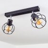 Orkanger Plafondlamp Chroom, Zwart, 2-lichts