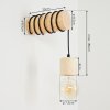 Canedo Muurlamp Bruin, 1-licht