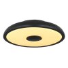 Globo RAFFY Plafondlamp LED Zwart, Wit, 1-licht, Afstandsbediening, Kleurwisselaar