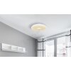Globo RAFFY Plafondlamp LED Zwart, Wit, 1-licht, Afstandsbediening, Kleurwisselaar