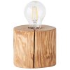 Brilliant Trabo Tafellamp Hout licht, 1-licht
