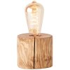 Brilliant Trabo Tafellamp Hout licht, 1-licht