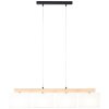 Brilliant Rayan Hanglamp Hout licht, Zwart, 4-lichts