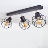 Orkanger Plafondlamp Zwart, 3-lichts