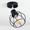 Orkanger Plafondlamp Zwart, 1-licht