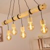 Canedo Hanglamp Bruin, 5-lichts