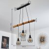 Seegaard Hanglamp Bruin, 3-lichts