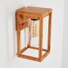 Leset Buiten muurverlichting Bruin, houtlook, 1-licht