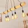 Canedo Hanglamp Bruin, 5-lichts