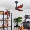 Torgnes plafondventilator Bruin, houtlook, Zwart, Afstandsbediening