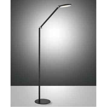 Fabas Luce Regina Staande lamp LED Zwart, 1-licht