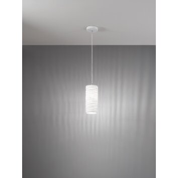Fabas Luce Marbella Hanglamp Wit, 1-licht