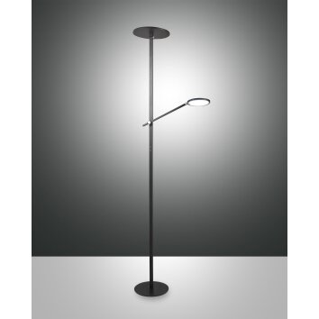 Fabas Luce Regina Staande lamp LED Zwart, 2-lichts