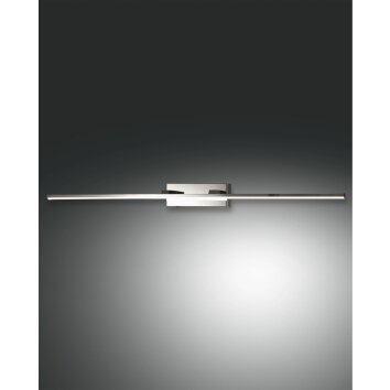 Fabas Luce Nala Muurlamp LED Chroom, 1-licht