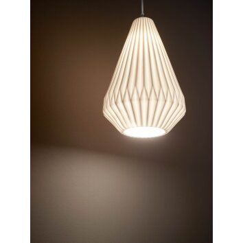 Fabas Luce Vigor Hanglamp Wit, 1-licht