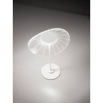 Fabas Luce Vela Tafellamp LED Wit, 1-licht