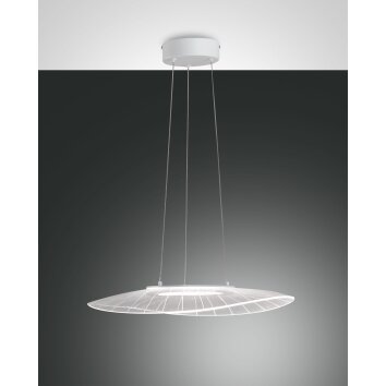 Fabas Luce Vela Hanglamp LED Wit, 1-licht
