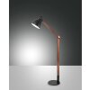Fabas Luce Sveva Staande lamp Hout donker, Zwart, 1-licht