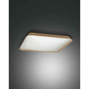 Fabas Luce Hugo Plafondlamp LED Zandkleurig, 1-licht