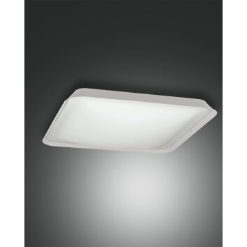 Fabas Luce Hugo Plafondlamp LED Wit, 1-licht