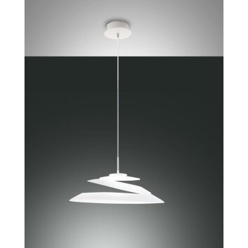 Fabas Luce Aragon Hanglamp LED Wit, 1-licht