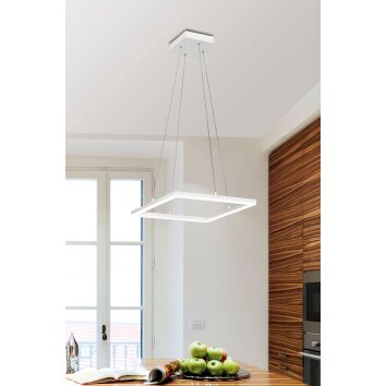 Fabas Luce Bard Hanglamp LED Wit, 1-licht