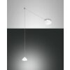 Fabas Luce Isabella Hanglamp LED Chroom, Wit, 1-licht