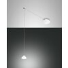 Fabas Luce Isabella Hanglamp LED Chroom, Wit, 1-licht