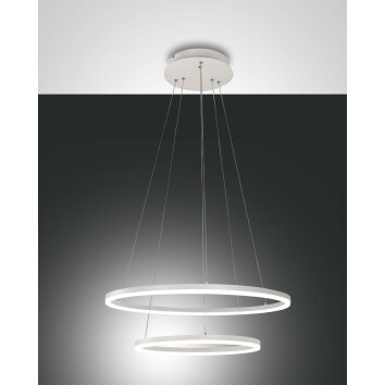 Fabas Luce Giotto Hanglamp LED Wit, 1-licht