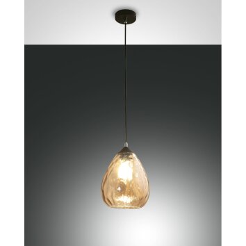 Fabas Luce Gisella Hanglamp Zwart, 1-licht
