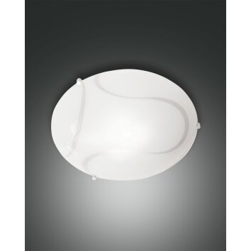 Fabas Luce Magma Plafondlamp Wit, 1-licht