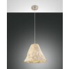 Fabas Luce Crumple Hanglamp Wit, 1-licht