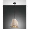 Fabas Luce Rock Hanglamp Zwart, 1-licht