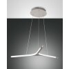 Fabas Luce Lira Hanglamp LED Zilver, 1-licht