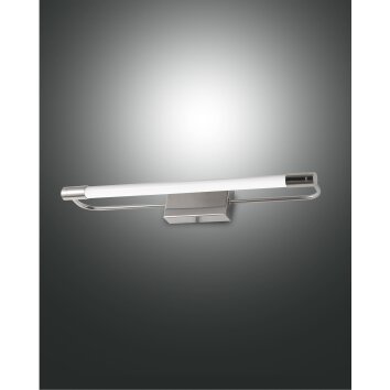 Fabas Luce Rapallo Muurlamp LED Chroom, 1-licht