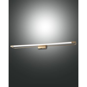 Fabas Luce Rapallo Muurlamp LED Messing, 1-licht