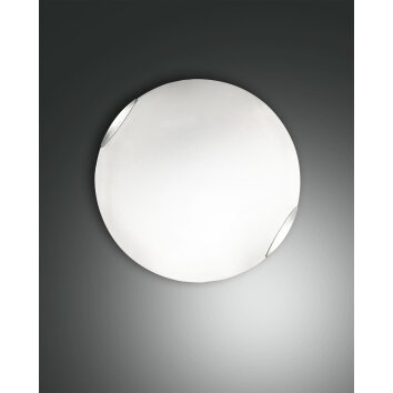 Fabas Luce Fox Plafondlamp LED Wit, 1-licht
