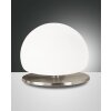 Fabas Luce Morgana Tafellamp LED Nikkel mat, 1-licht