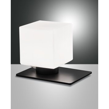 Fabas Luce Zara Tafellamp LED Zwart, 1-licht